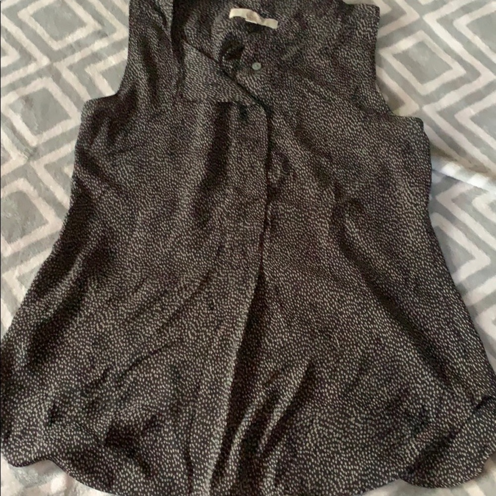 Loft sleeveless dress shirt